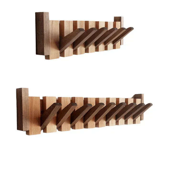 Karnz | HarmonyCoat Holz Klavier Kleiderständer – Stilvolle Wanddekoration & Praktische Aufbewahrung