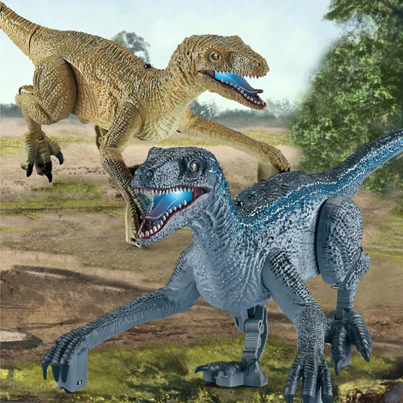 Raptorrush Velociraptor – Ferngesteuertes Dinosaurier-Spielzeug mit Licht, Sound und realistischen Bewegungen