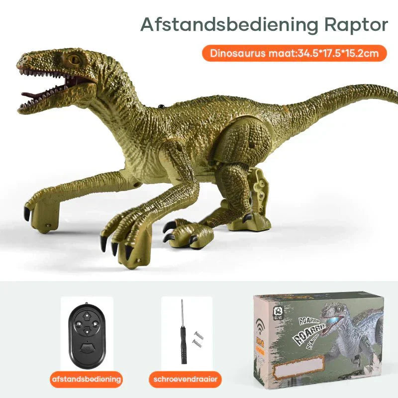 Raptorrush Velociraptor – Ferngesteuertes Dinosaurier-Spielzeug mit Licht, Sound und realistischen Bewegungen