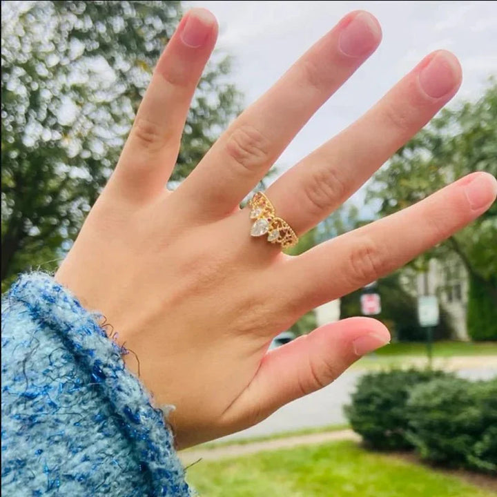 Karnz | Rapunzel Krone inspirierte Halsketten und Ringe