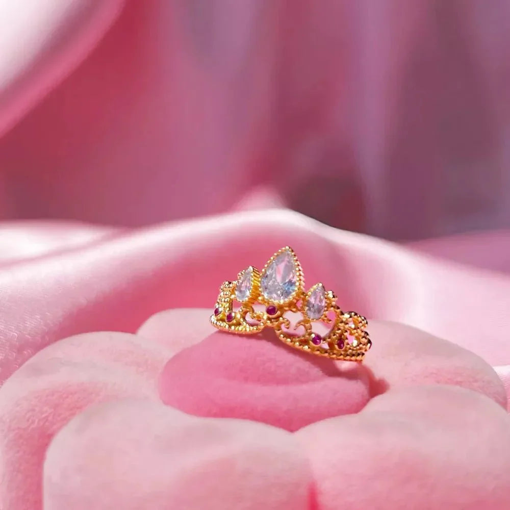 Karnz | Rapunzel Krone inspirierte Halsketten und Ringe