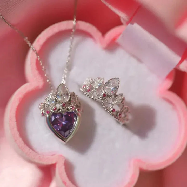 Karnz | Rapunzel Krone inspirierte Halsketten und Ringe