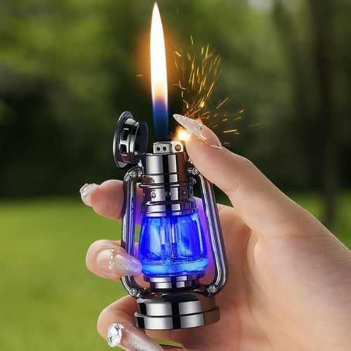 Mini Retro Flame Laterne Taschenfeuerzeug | Karnz