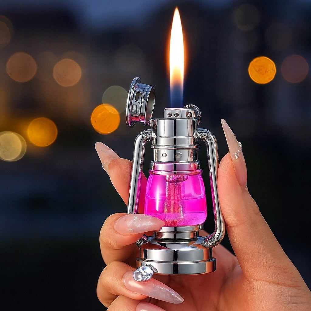 Mini Retro Flame Laterne Taschenfeuerzeug | Karnz