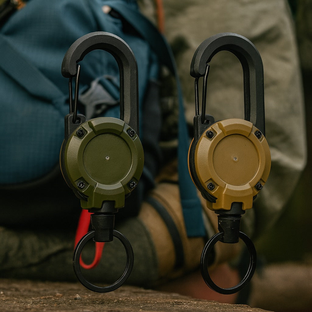 Trail Lock Anti-Lost Retractable Carabiner Schlüsselanhänger | Karnz