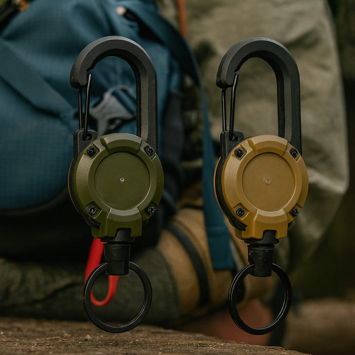 Trail Lock Anti-Lost Retractable Carabiner Schlüsselanhänger | Karnz
