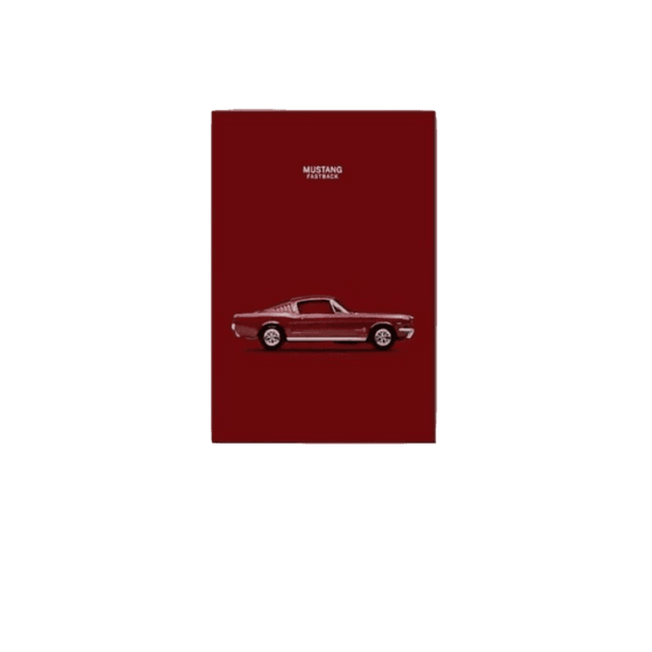 Ford Mustang Fastback - Leinwand Wandkunst Malerei