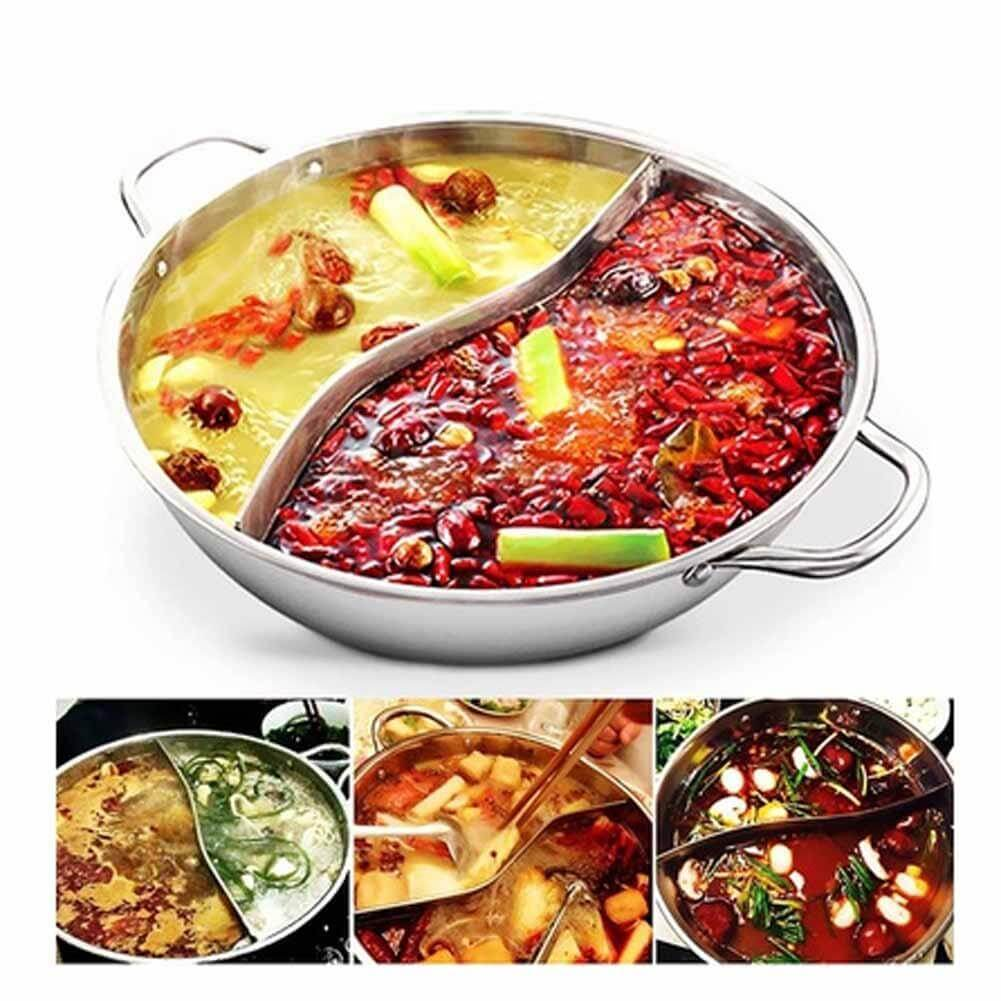 Hot Pot Twin Geteilter Edelstahl Topf | Karnz