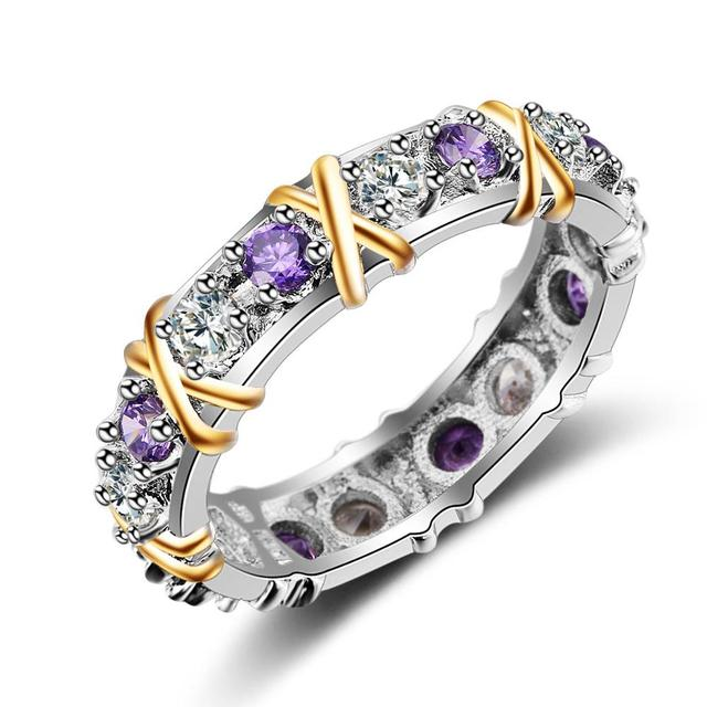 Karnz | Handgemachter Kreativer Ewigkeit Zirkonring