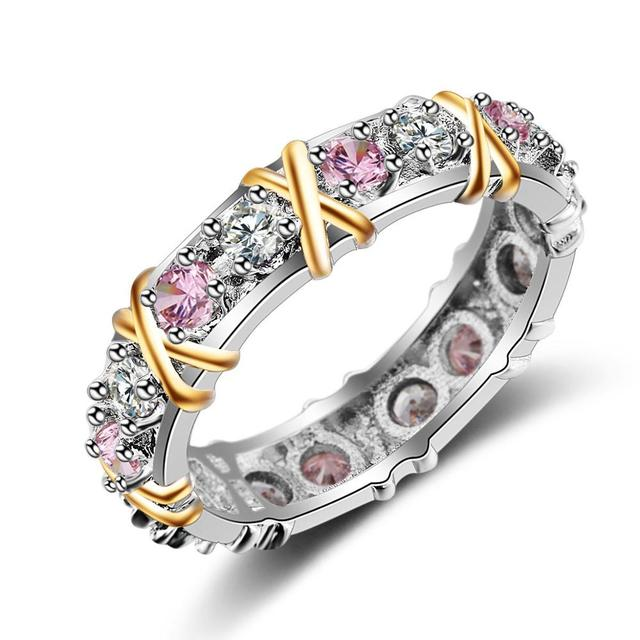 Karnz | Handgemachter Kreativer Ewigkeit Zirkonring