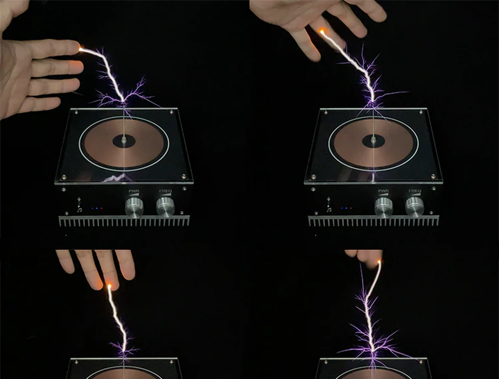 Kabelloser Tesla-Spule Hochfrequenz-Beleuchtungslautsprecher | Karnz