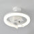 2in1 Radiant Rotating RC Ceiling Fan Lamp - Image 0
