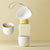2in1 Smart Pet Tragbare Wasserflasche Futterspender | Karnz