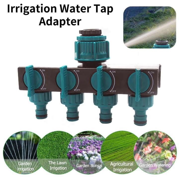 4-Wege Garten Wasserhahn Verteiler | Karnz
