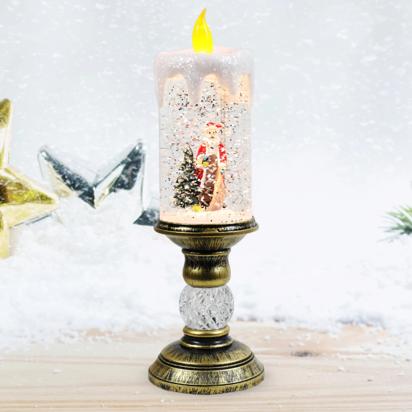 Crystal Echo Weihnachtswasserkerze | Karnz