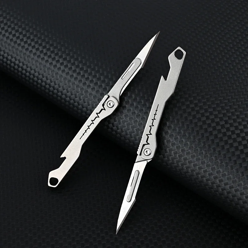 Titanium Multifunktionsfaltbares Scharfes Schneidemesser | Karnz
