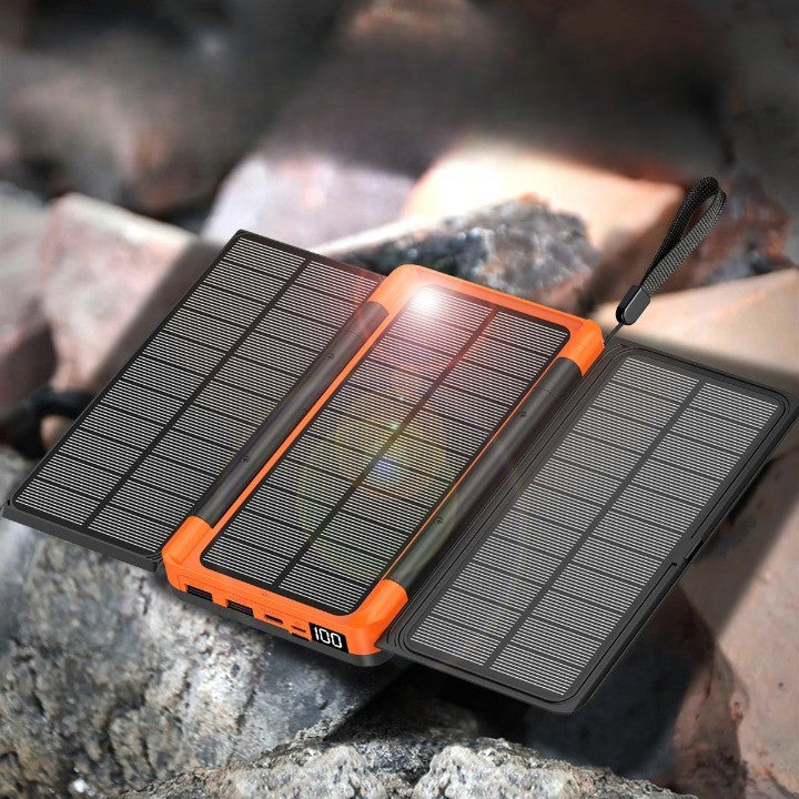 Solar Schnellladung Ultra-Große Kapazität Tragbare Powerbank | Karnz