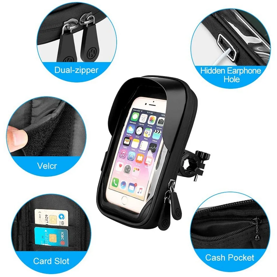 Motorradlenker Wasserdichter Universeller Handyhalter | Karnz