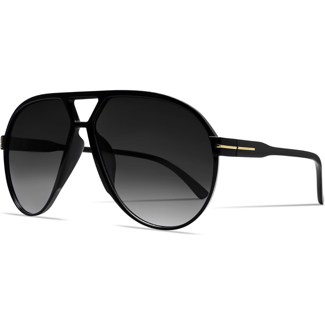 Aviator Oversize Sonnenbrille Retro UV400 | Karnz