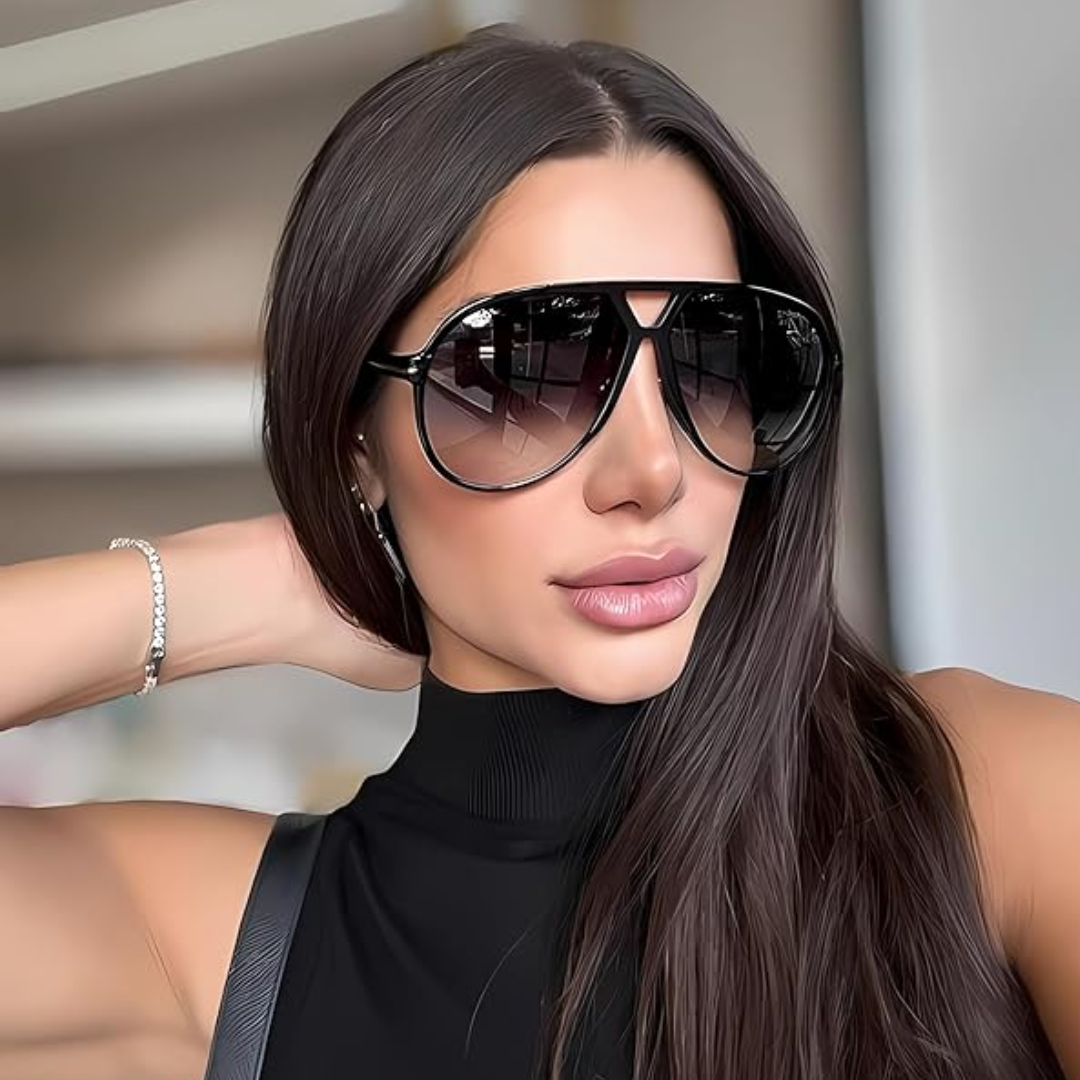Aviator Oversize Sonnenbrille Retro UV400 | Karnz