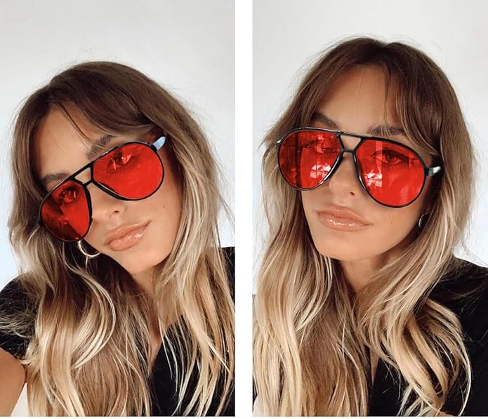 Aviator Oversize Sonnenbrille Retro UV400 | Karnz