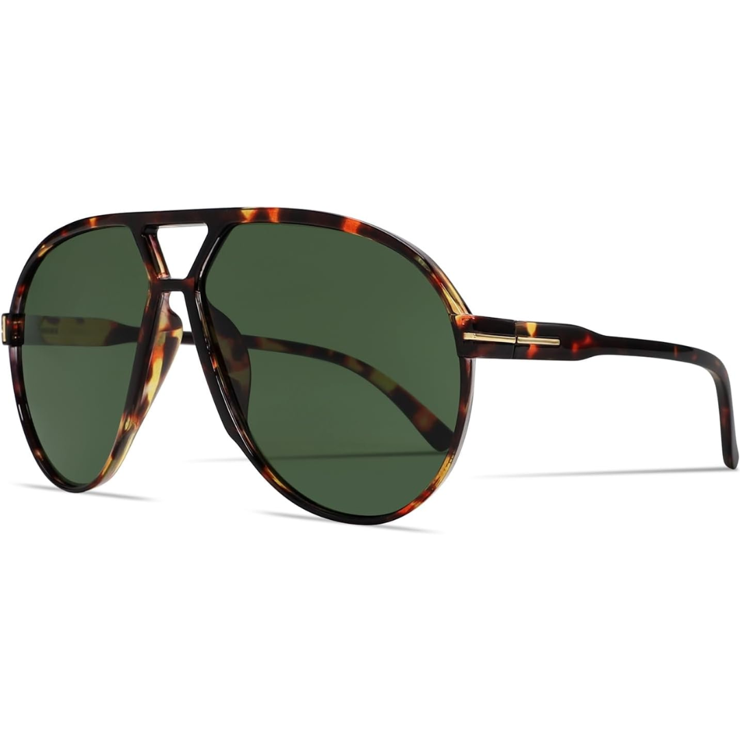 Aviator Oversize Sonnenbrille Retro UV400 | Karnz