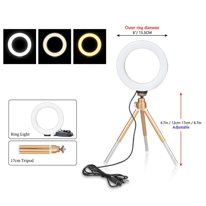 RubyGlow Ring Light – Perfektes Licht für Fotos Karnz