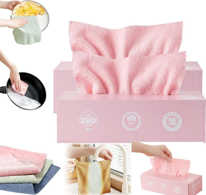 20 Stück Mikrofasertuch mit Box Karnz