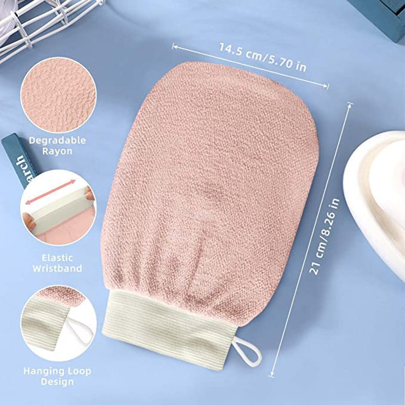 Exfolierende & tote Hautentferner Handschuh Karnz
