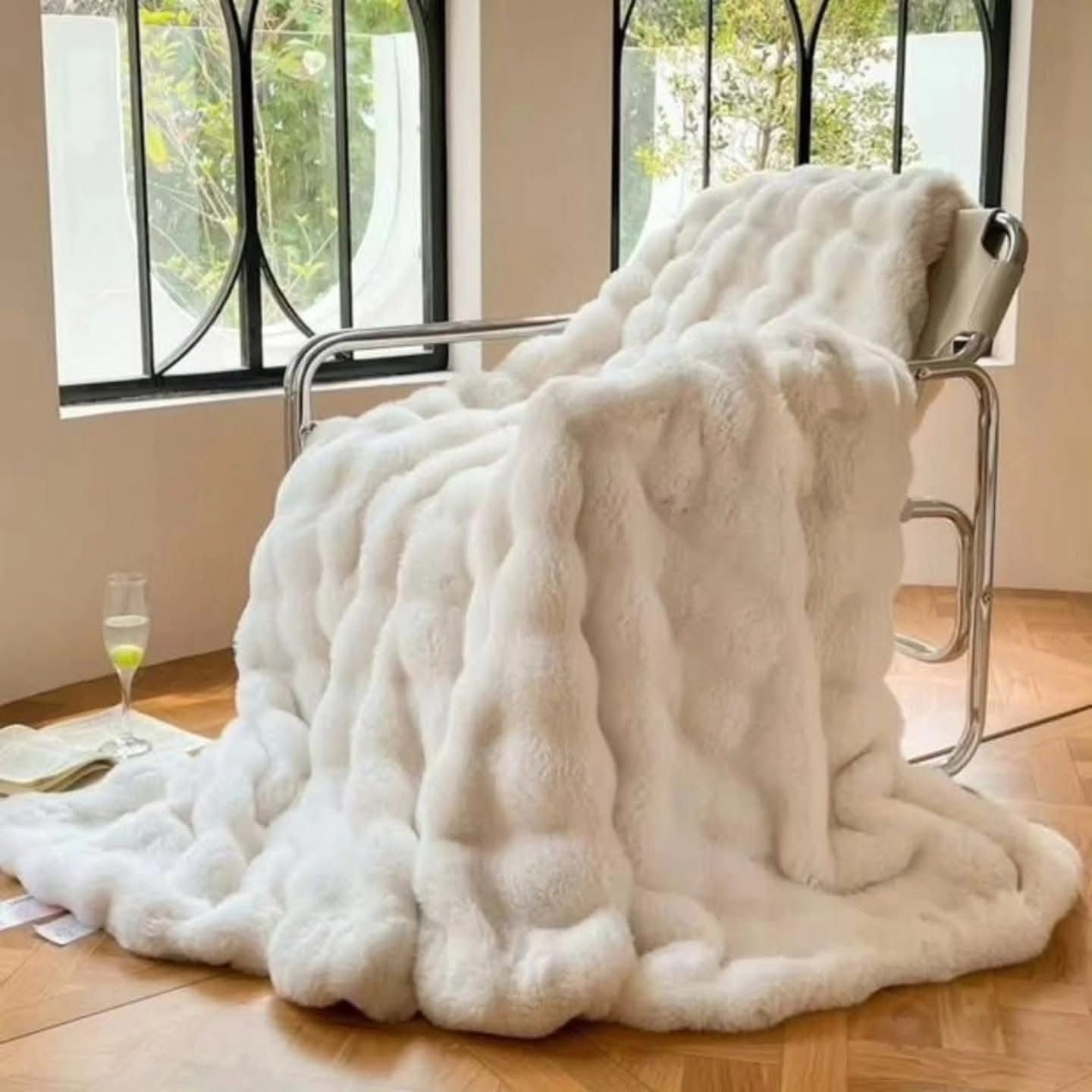 Winterdecke mit Luftpolsterfolie