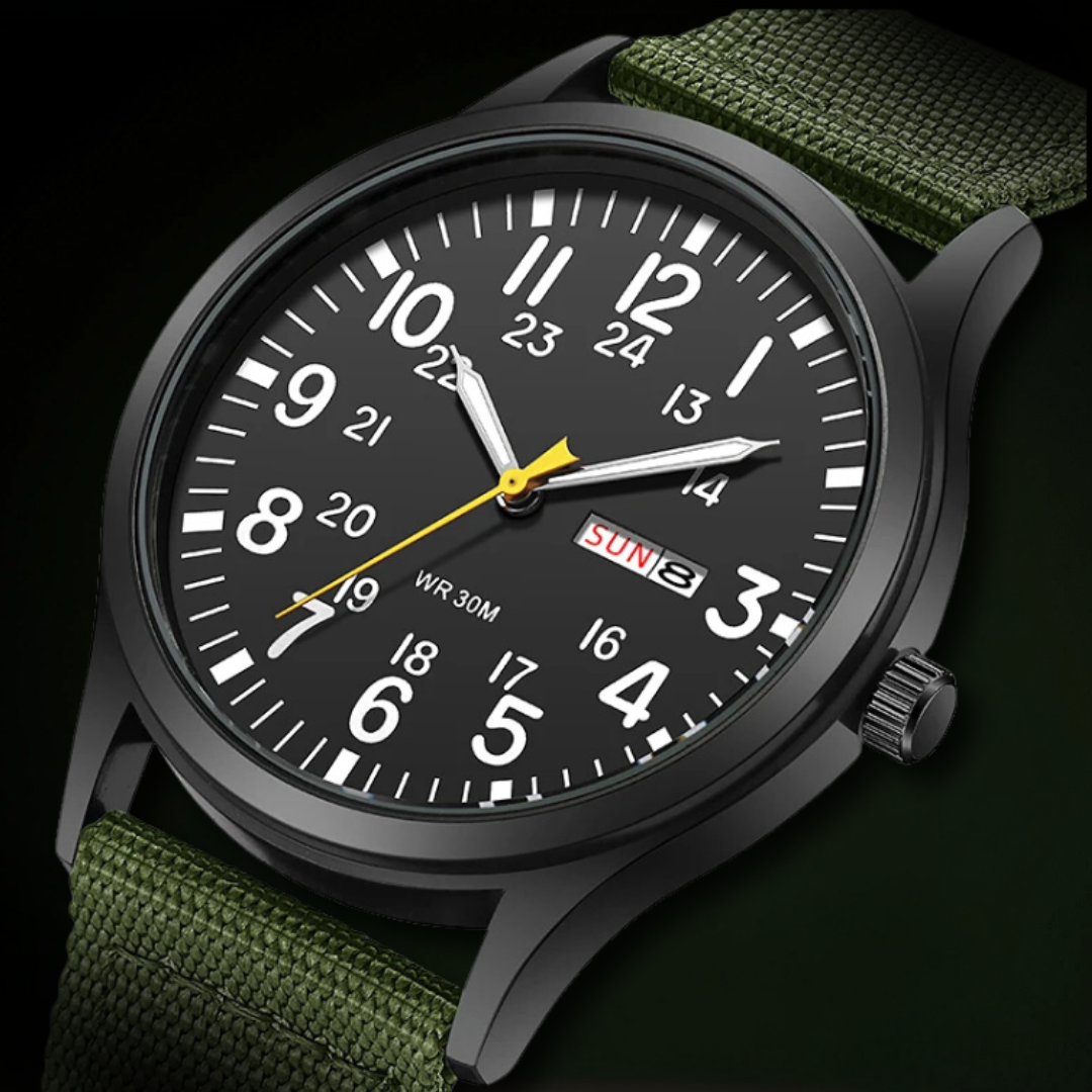 Wasserdichte Herren-Outdoor-Armbanduhr mit Saphirglas