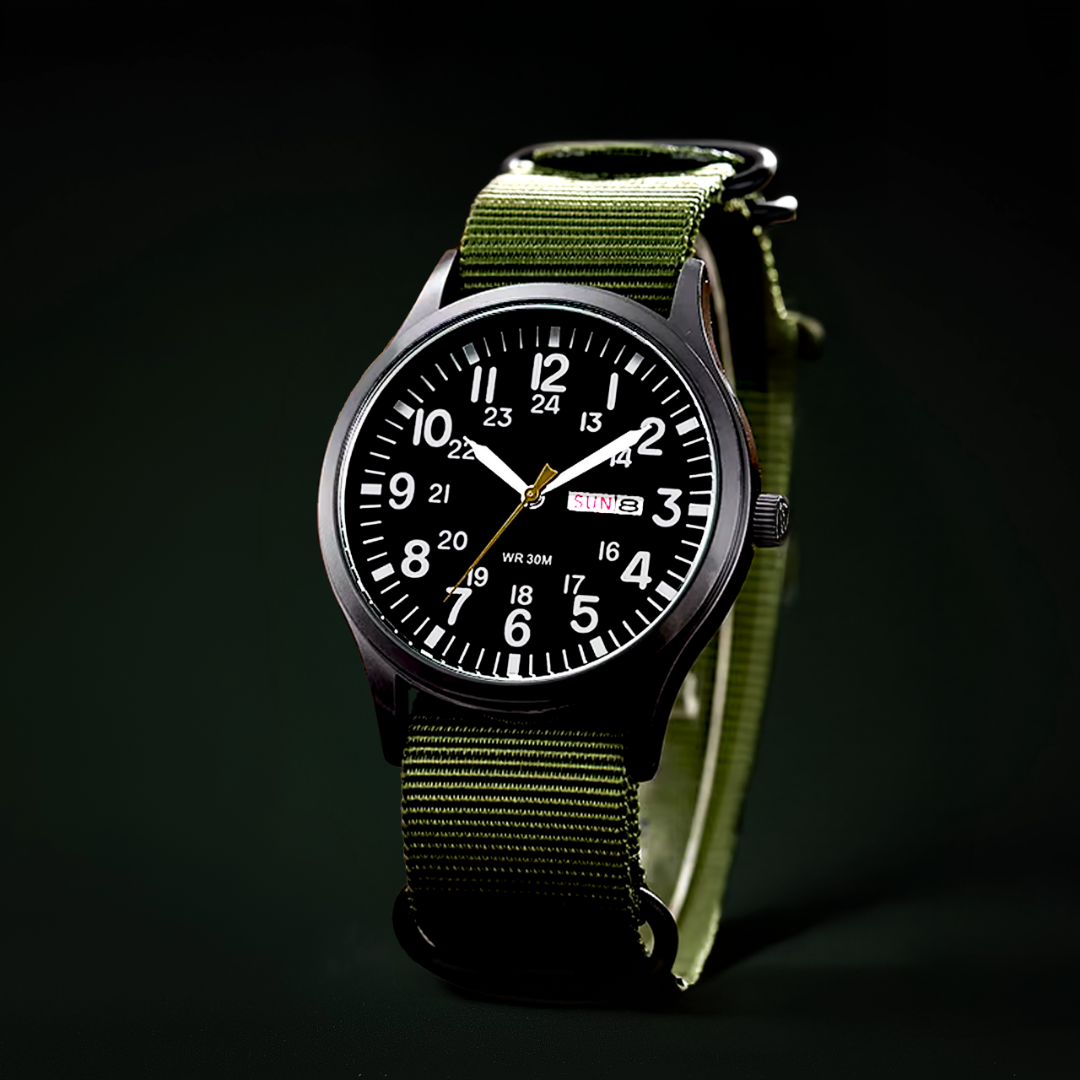 Wasserdichte Herren-Outdoor-Armbanduhr mit Saphirglas