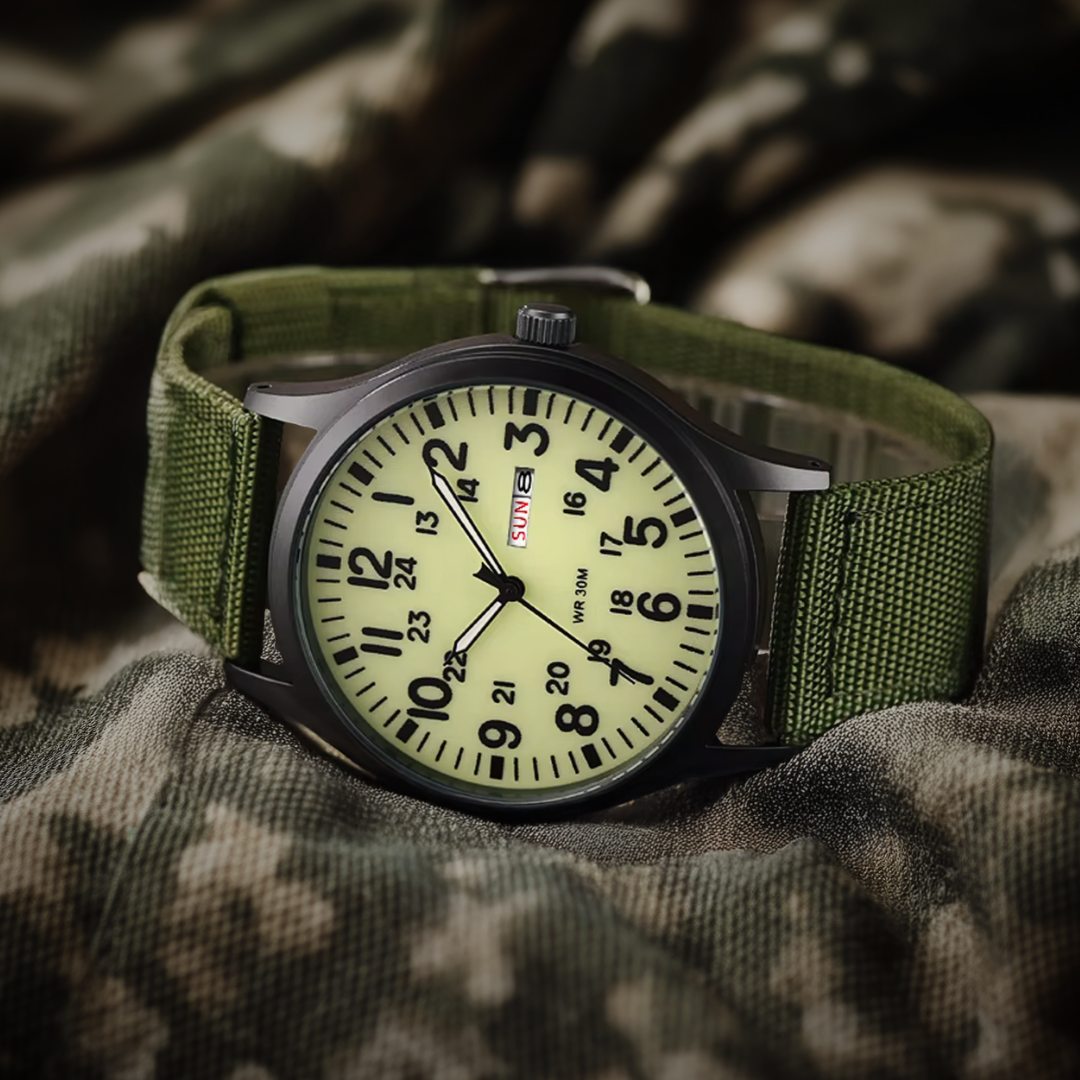 Wasserdichte Herren-Outdoor-Armbanduhr mit Saphirglas