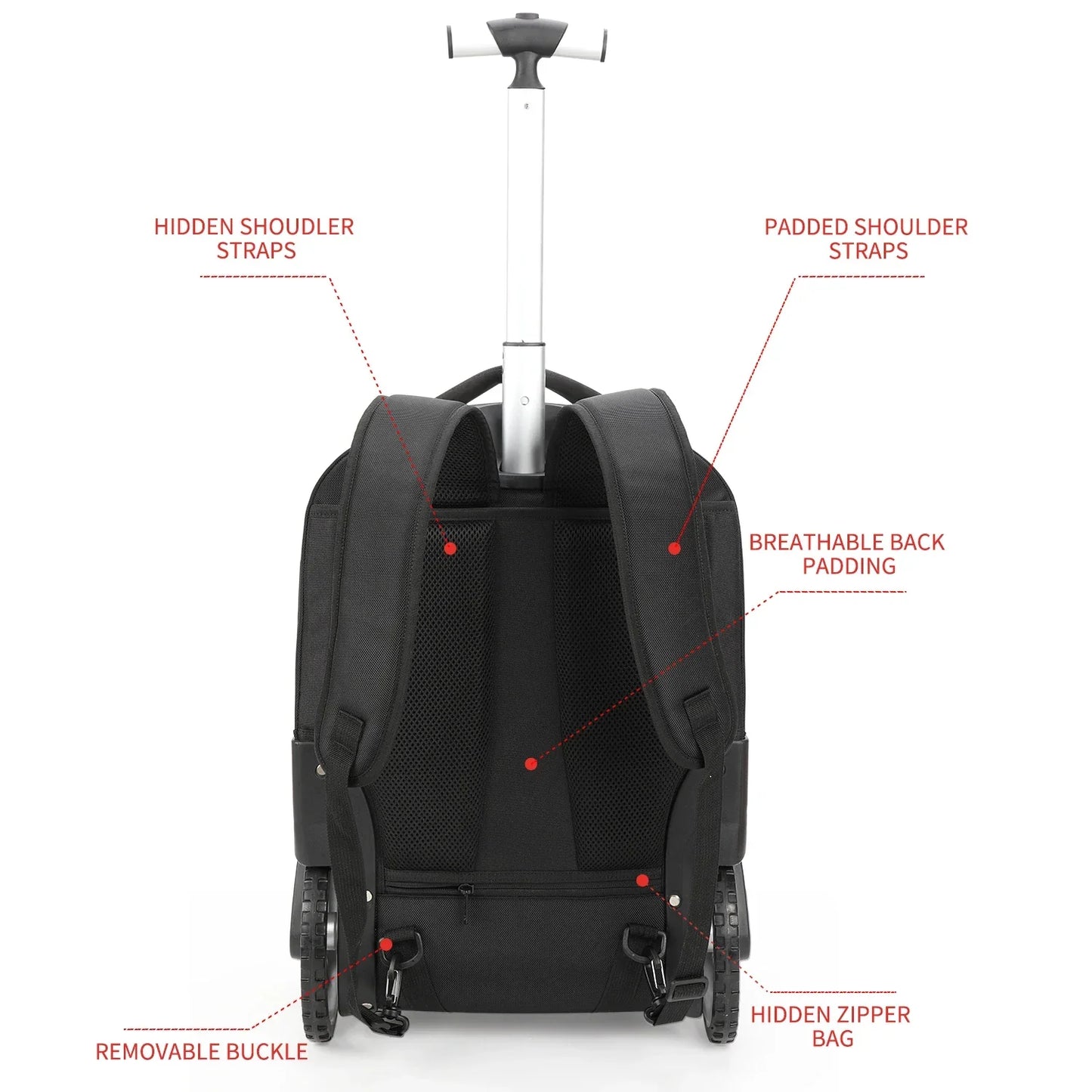 Rolling Laptop Backpack – Helsinki | Karnz