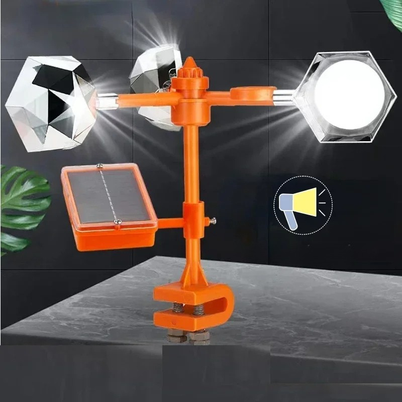 ZonSpin Vogel Schutz – 360° Reflektierender Tauben Scarecrow Angetrieben durch Solarenergie | Karnz