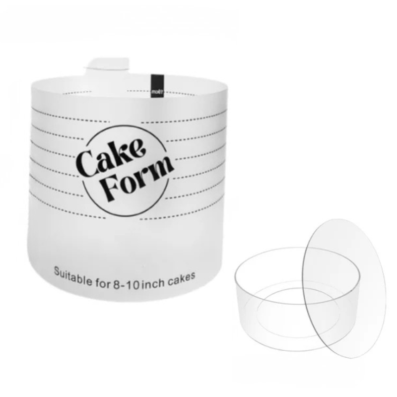 Runder einstellbare Kuchenring Form Acrylkreis Backen Kuchenring | Karnz