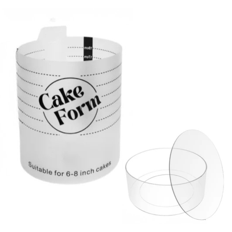 Runder einstellbare Kuchenring Form Acrylkreis Backen Kuchenring | Karnz