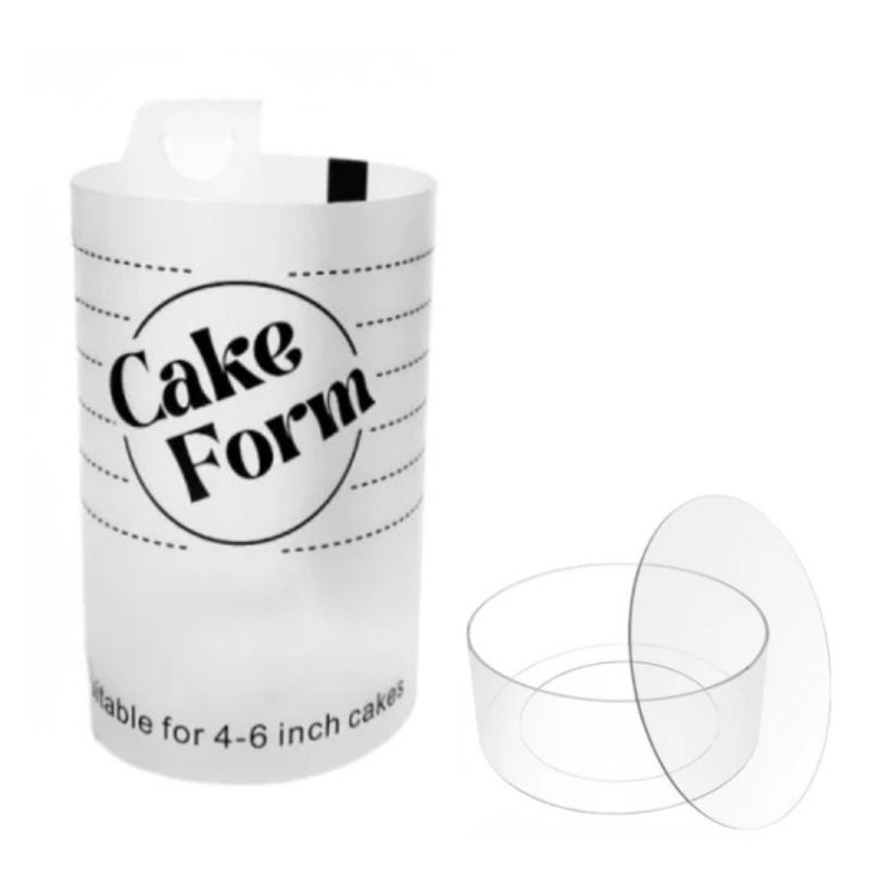 Runder einstellbare Kuchenring Form Acrylkreis Backen Kuchenring | Karnz