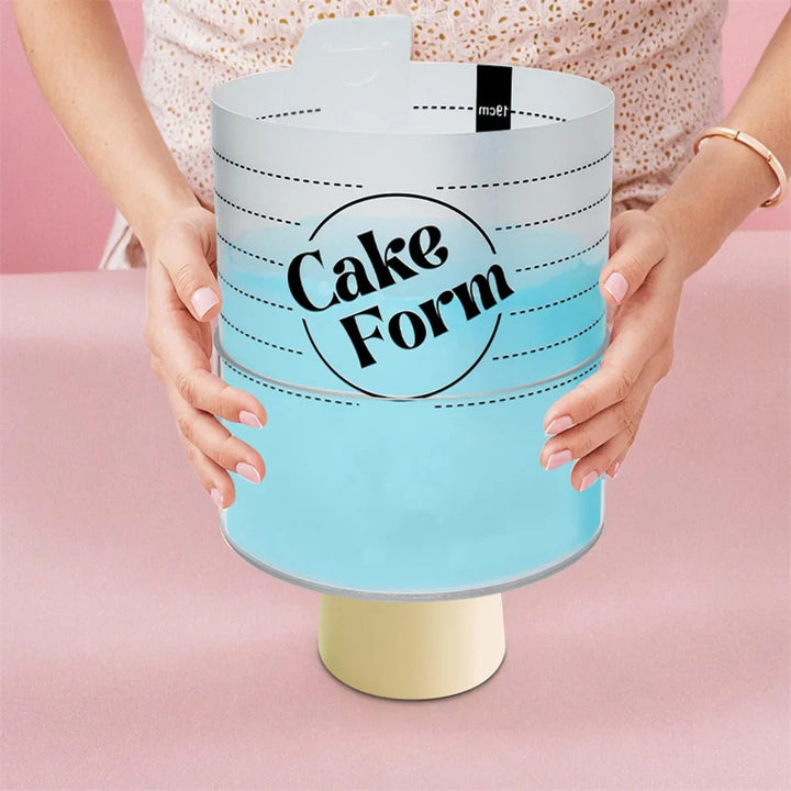 Runder einstellbare Kuchenring Form Acrylkreis Backen Kuchenring | Karnz