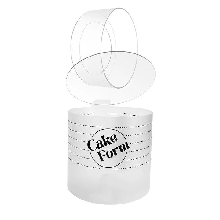Runder einstellbare Kuchenring Form Acrylkreis Backen Kuchenring | Karnz