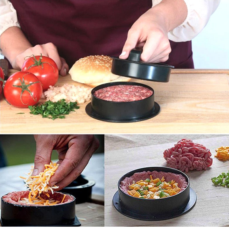 Runder Hamburgerpresse Hamburger Maker Burger Presse Form Küchengerät | Karnz