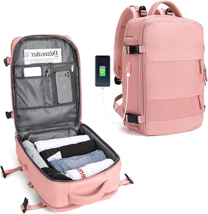 Karnz | Robuster Rucksack für Reisen mit USB-Ladeanschluss