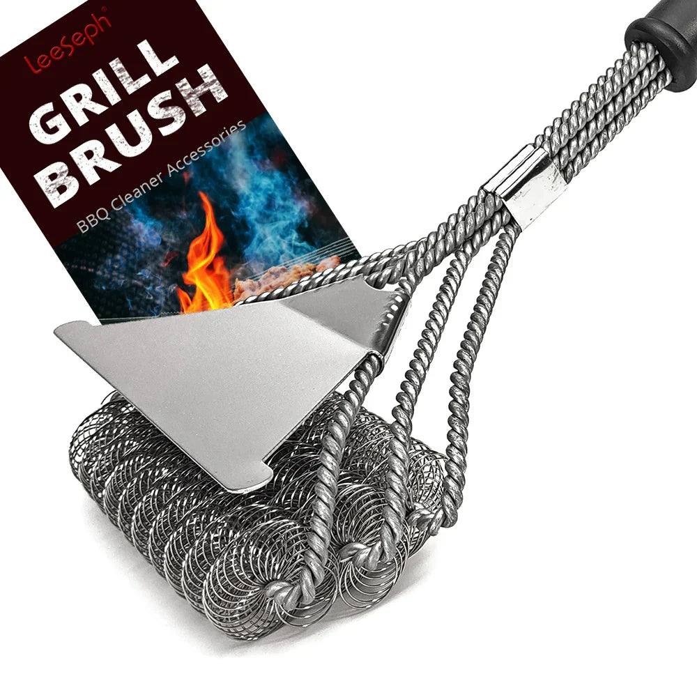 Rostfreier Edelstahl borstenfreier BBQ Grillbürste Reiniger | Karnz