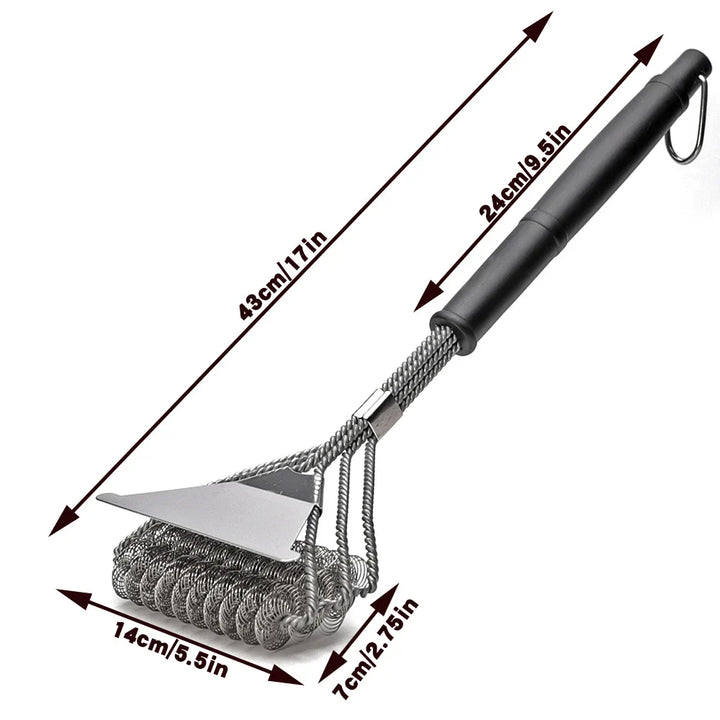 Rostfreier Edelstahl borstenfreier BBQ Grillbürste Reiniger | Karnz
