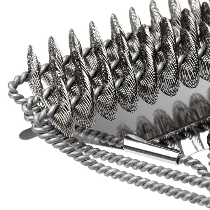 Rostfreier Edelstahl borstenfreier BBQ Grillbürste Reiniger | Karnz