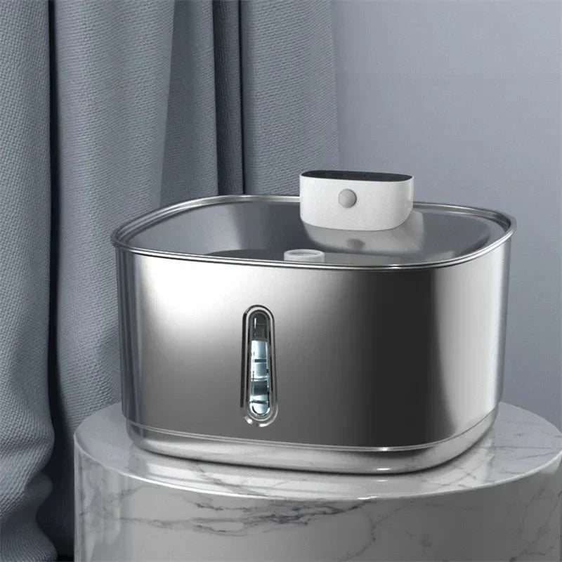 Smart Drinking Fountain für Katzen und Hunde – 3,2L Edelstahl mit Filter | Karnz