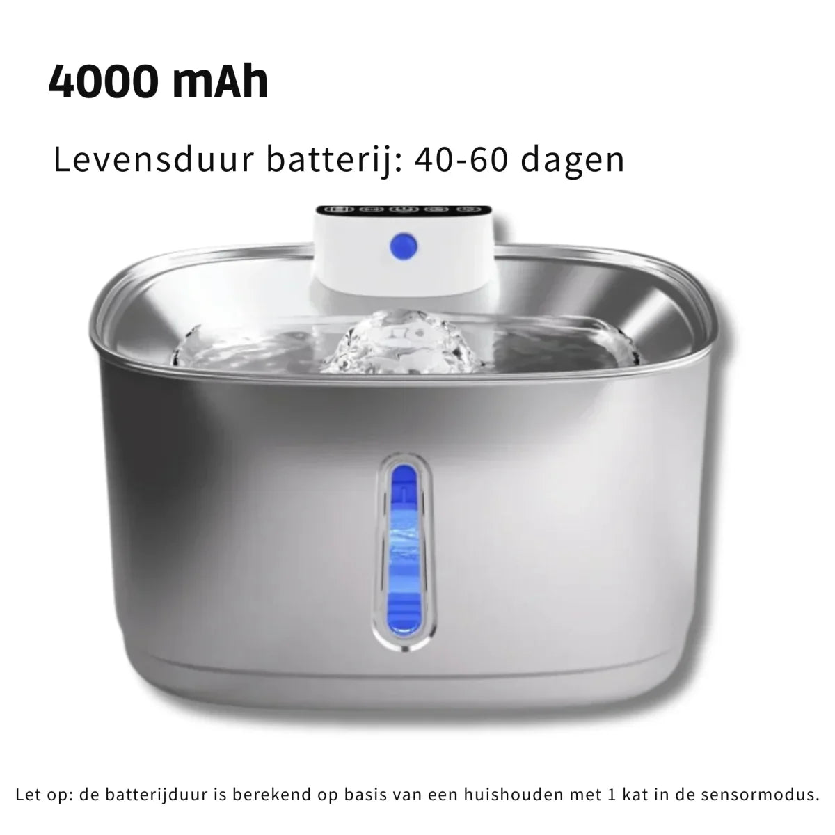 Smart Drinking Fountain für Katzen und Hunde – 3,2L Edelstahl mit Filter | Karnz