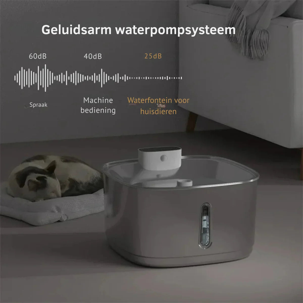 Smart Drinking Fountain für Katzen und Hunde – 3,2L Edelstahl mit Filter | Karnz