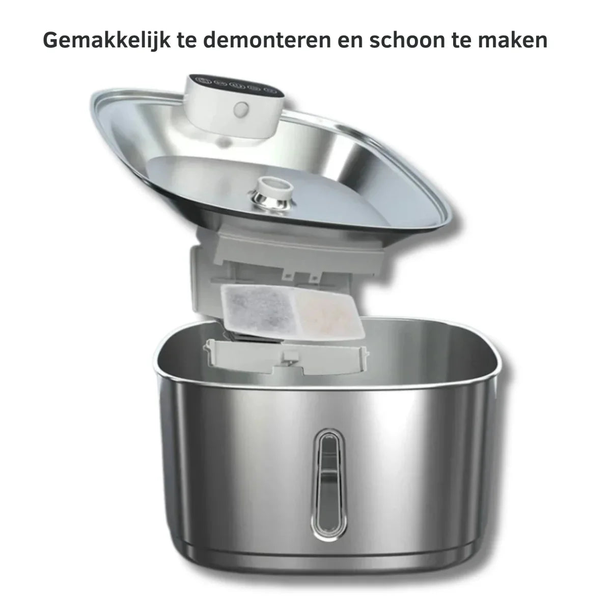 Smart Drinking Fountain für Katzen und Hunde – 3,2L Edelstahl mit Filter | Karnz
