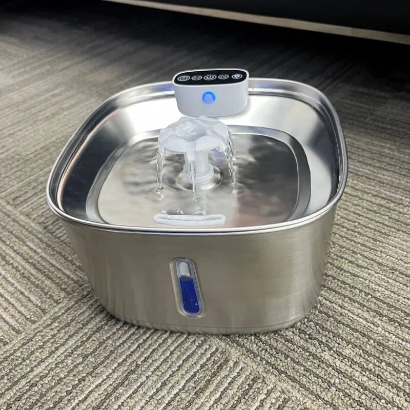 Smart Drinking Fountain für Katzen und Hunde – 3,2L Edelstahl mit Filter | Karnz